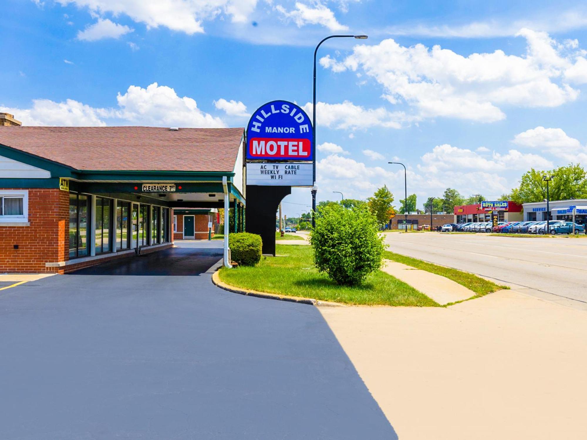 هيلسايد Manor Motel By Oyo Near Oak Brook Chicago Westchester المظهر الخارجي الصورة